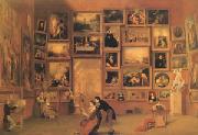 unknow artist Gallery of the Louvre (mk05) oil painting reproduction